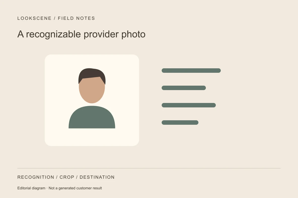 Illustration for Provider Directory Headshots: Check the Institution's Rules Before Styling Your Photo
