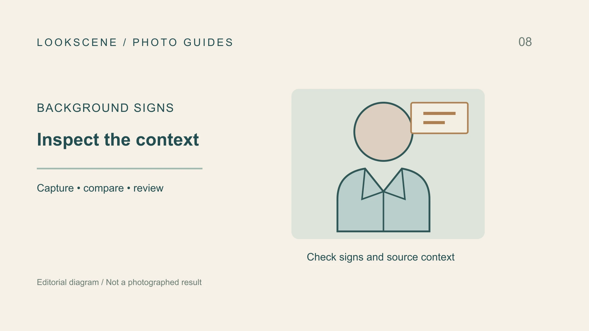 Illustration for Headshot Background Signs and Logos: Check What the Image Implies